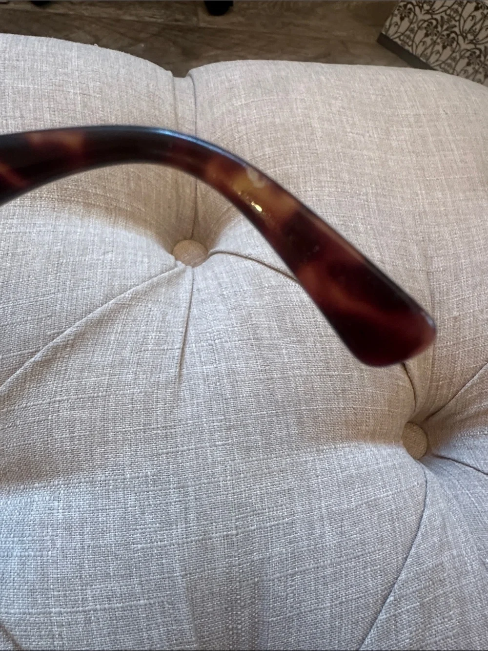 Vintage 90s Gianni Versace Tortoiseshell Rectangular Sunglasses with Dark Lenses